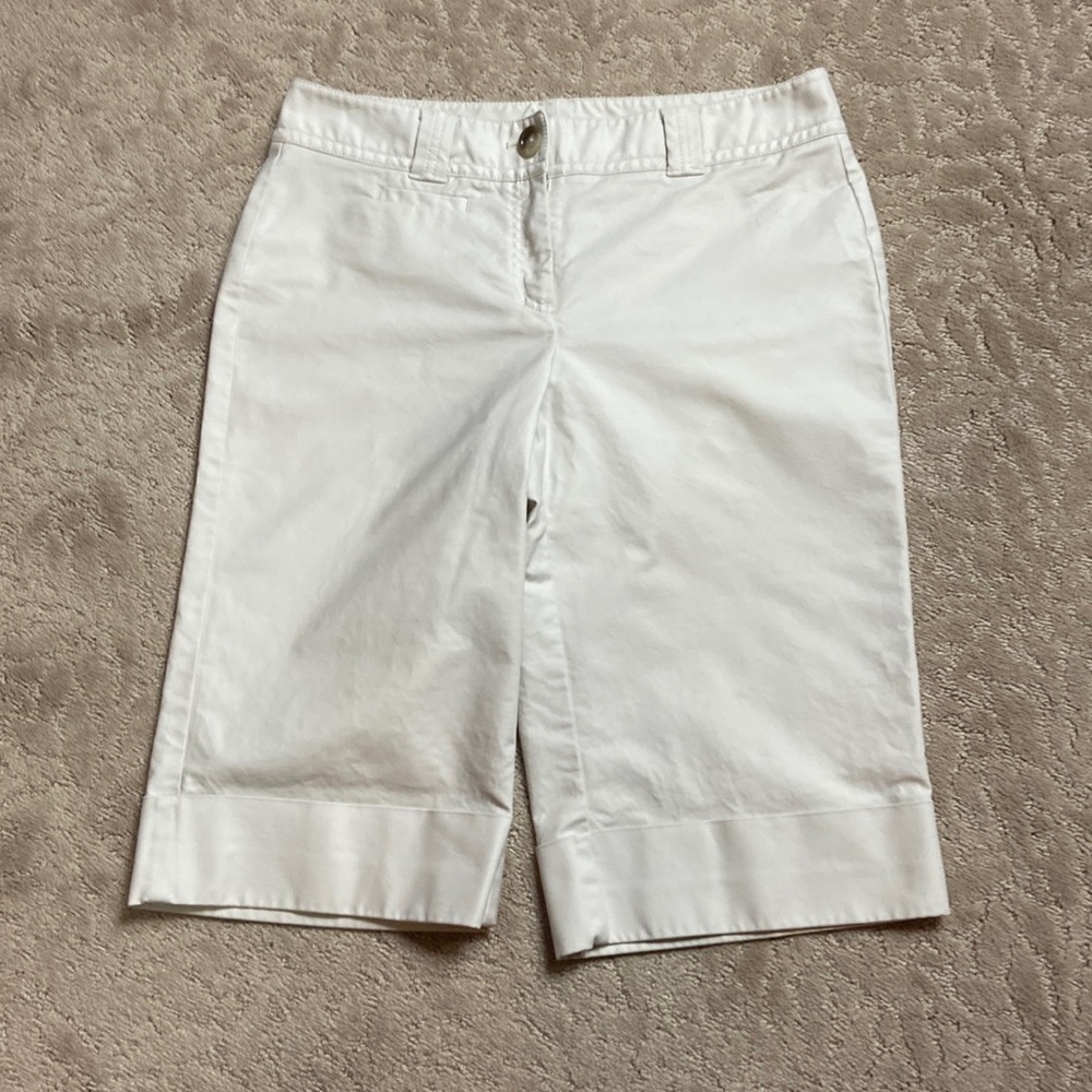 Ann Taylor White Capris